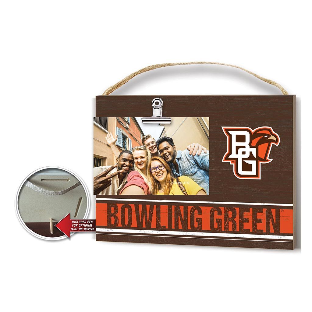 Clip It Colored Logo Photo Frame Bowling Green Falcons