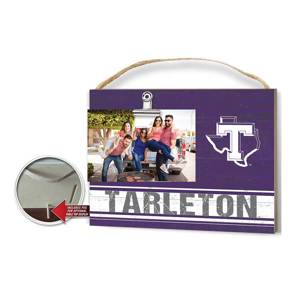 Clip It Colored Logo Photo Frame Tarleton State University Texans