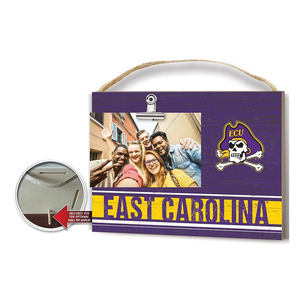 Clip It Colored Logo Photo Frame East Carolina Pirates