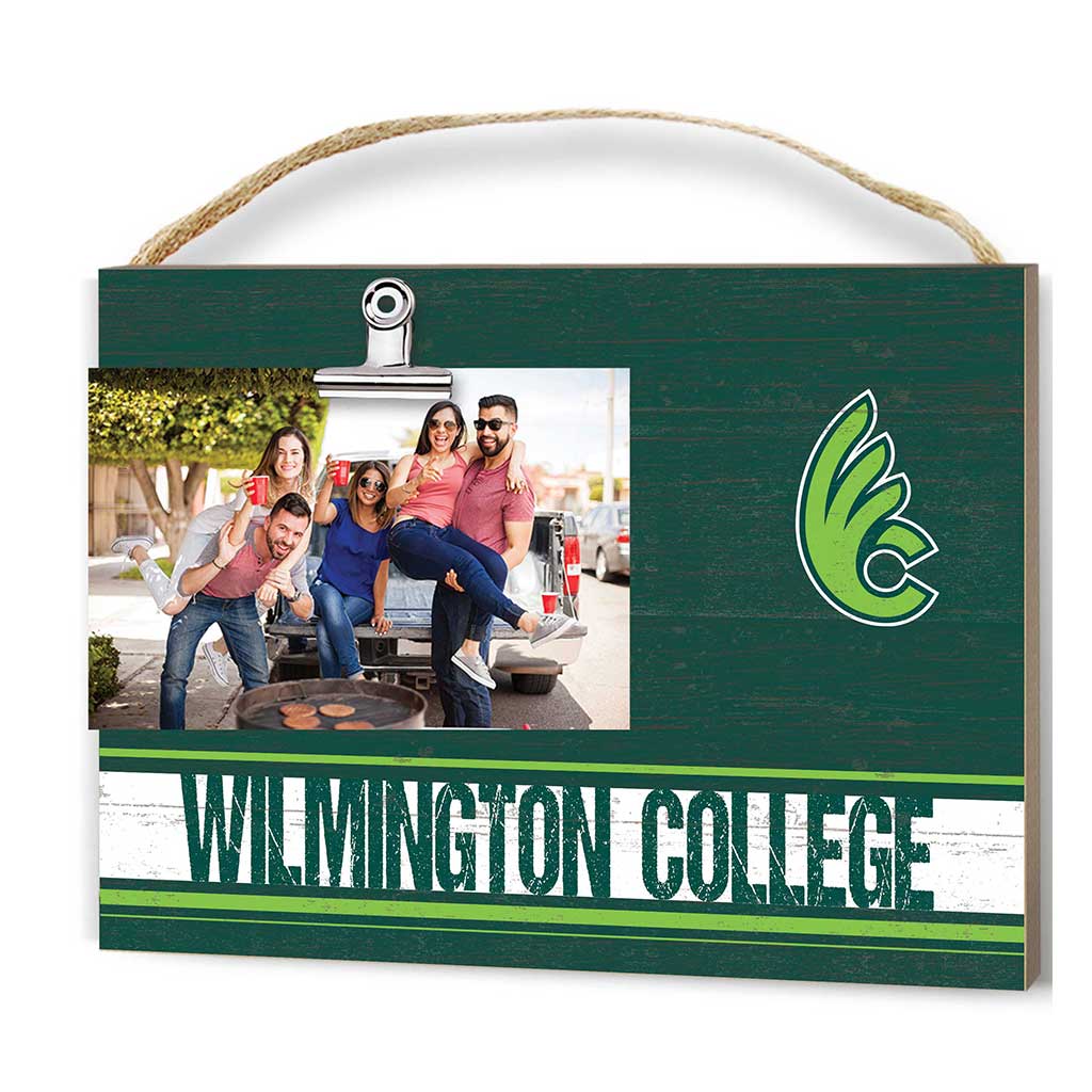 Clip It Colored Logo Photo Frame Wilmington College Quakers