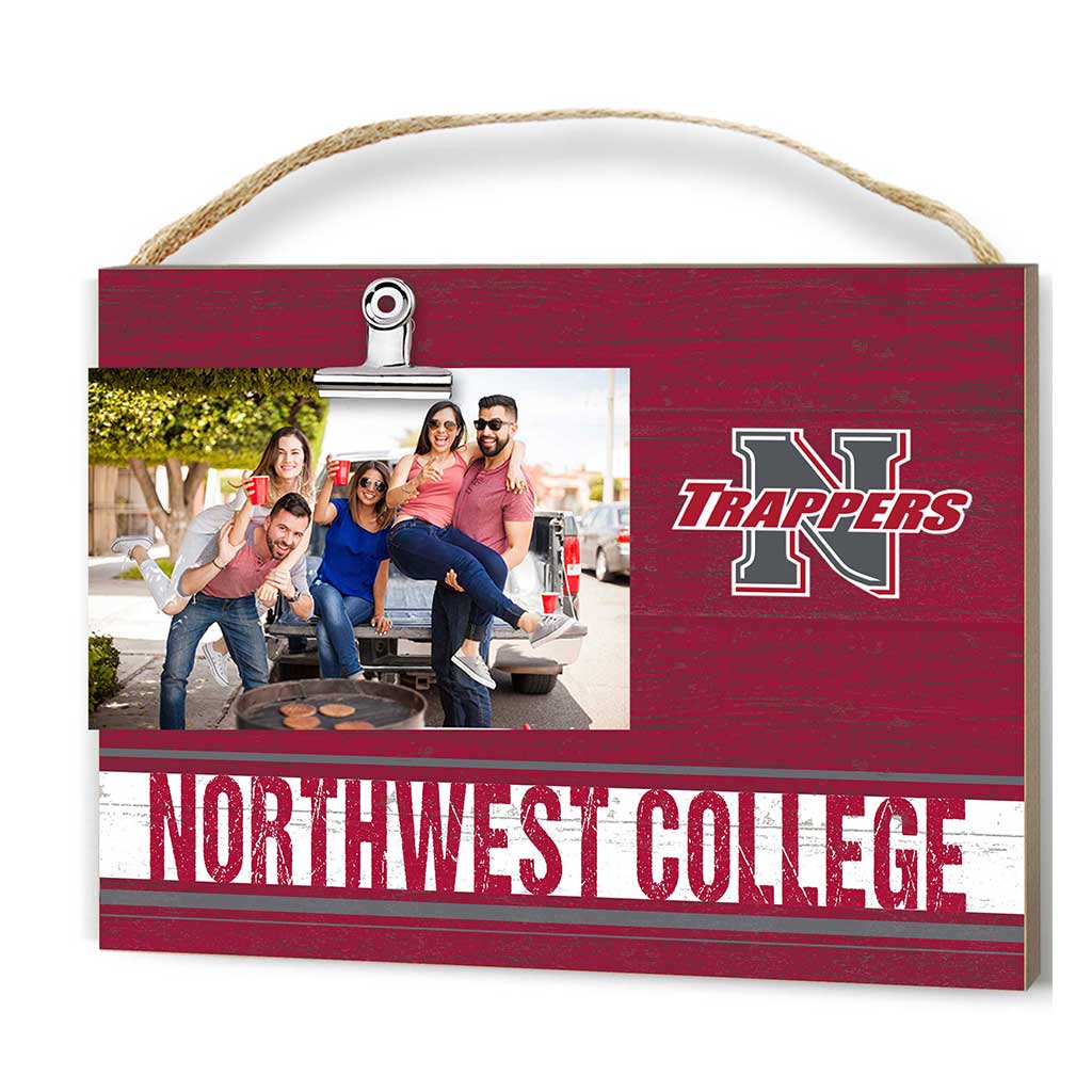 Clip It Colored Logo Photo Frame Northwest Colleger Trappers