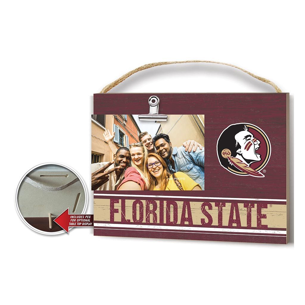 Clip It Colored Logo Photo Frame Florida State Seminoles