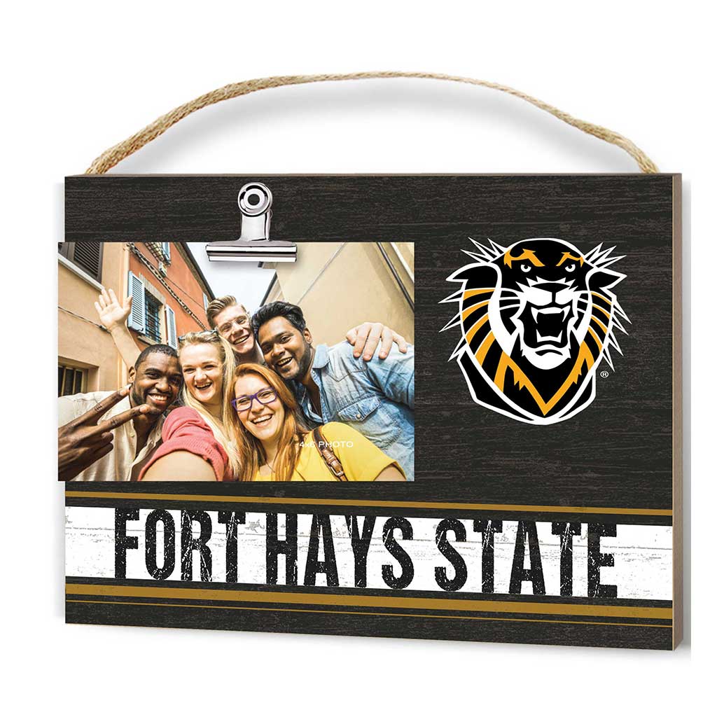 Clip It Colored Logo Photo Frame Fort Hays State Tigers