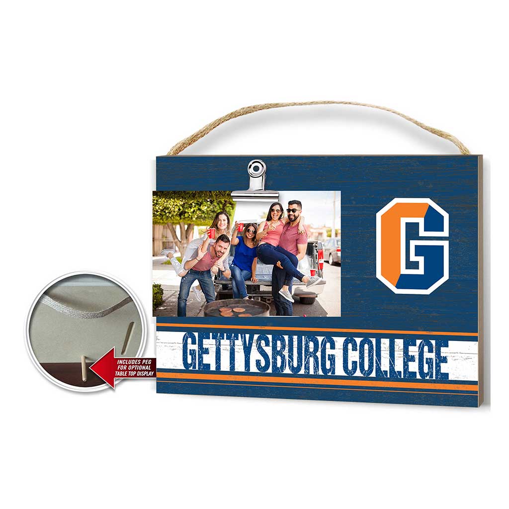 Clip It Colored Logo Photo Frame Gettysburg College Bullets