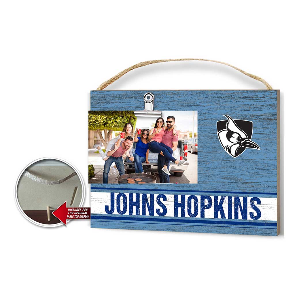 Clip It Colored Logo Photo Frame Johns Hopkins Blue Jays