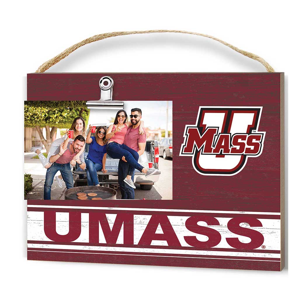 Clip It Colored Logo Photo Frame UMASS Amherst Minutemen