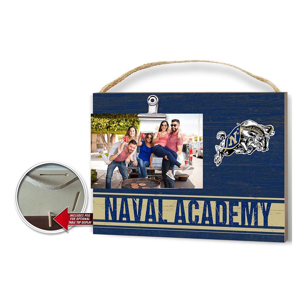 Clip it Colored Logo Photo Frame Naval Academy