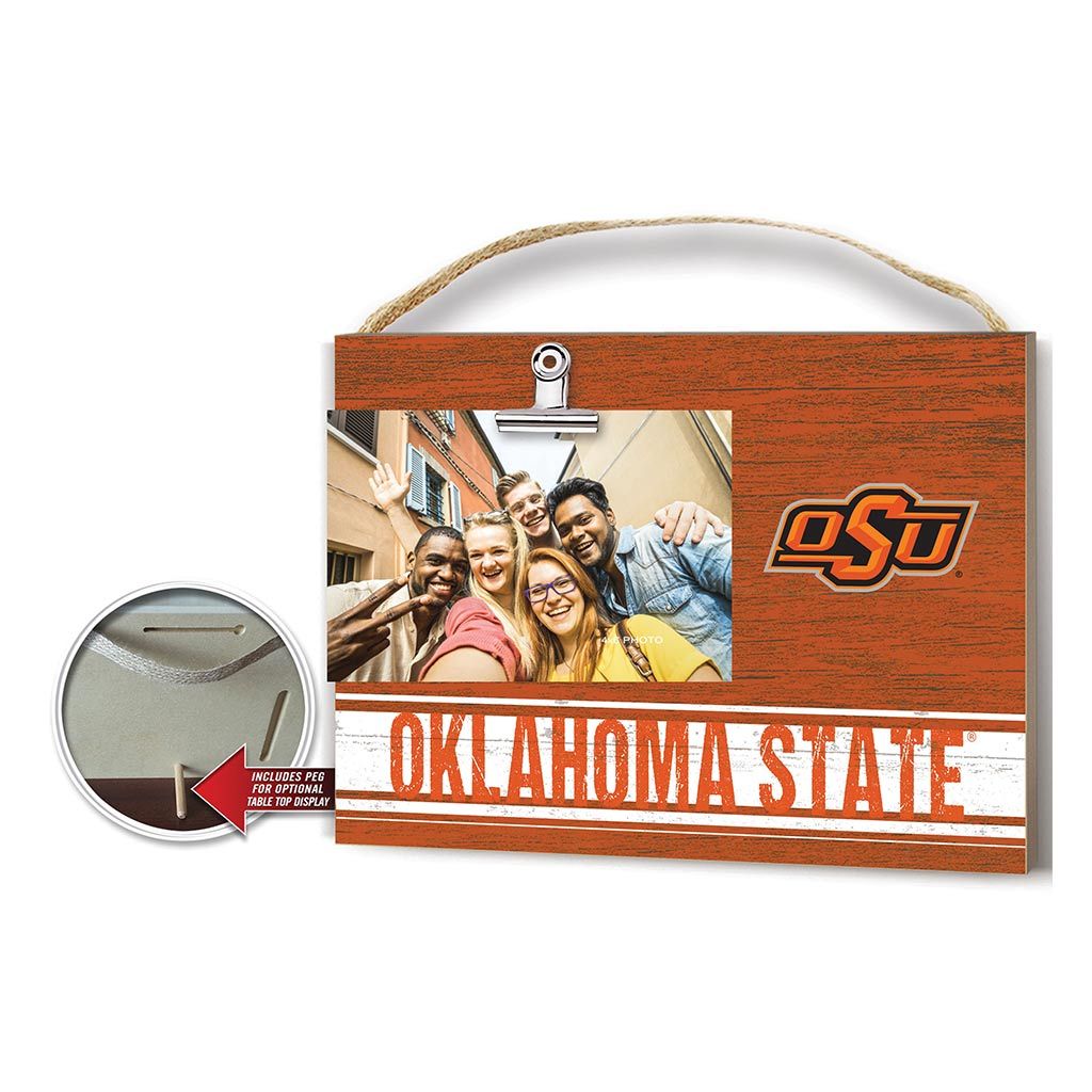 Clip It Colored Logo Photo Frame Oklahoma State Cowboys