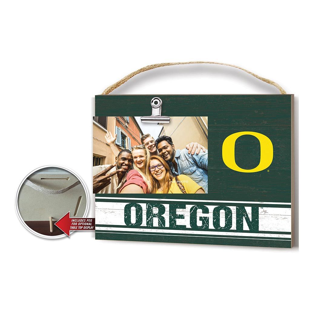 Clip It Colored Logo Photo Frame Oregon Ducks