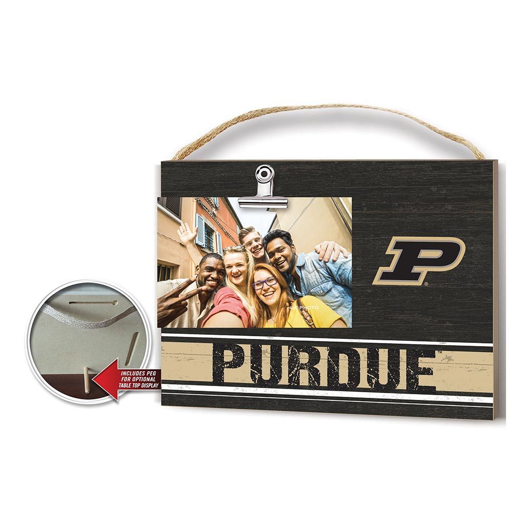 Clip It Colored Logo Photo Frame Purdue Boilermakers