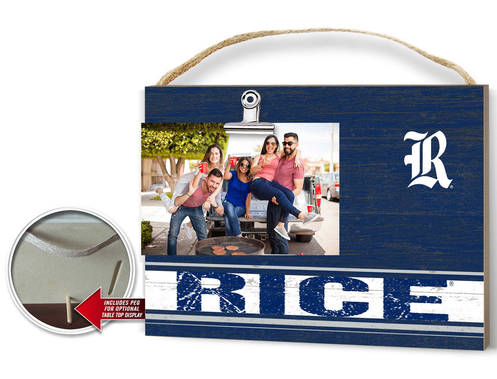 Clip It Colored Logo Photo Frame Rice Owls