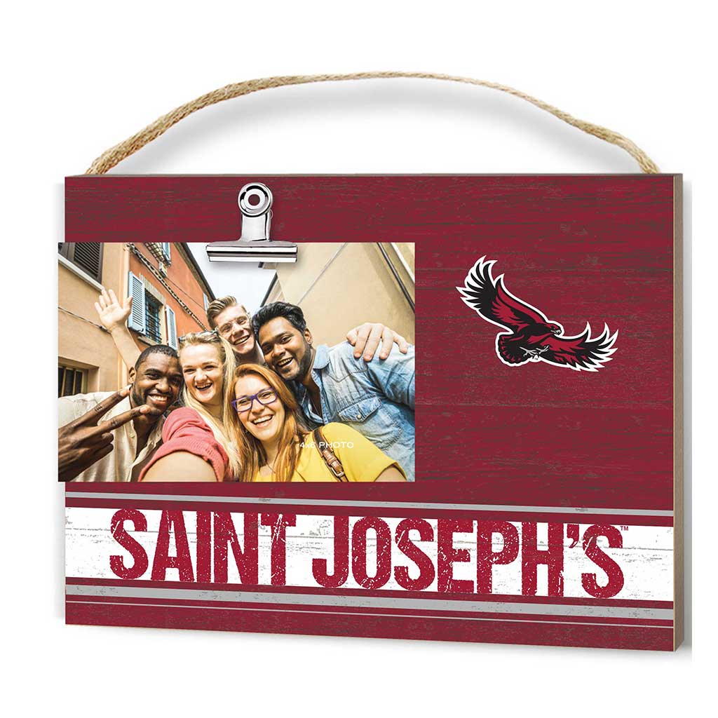 Clip It Colored Logo Photo Frame Saint Joseph's Univ Hawks