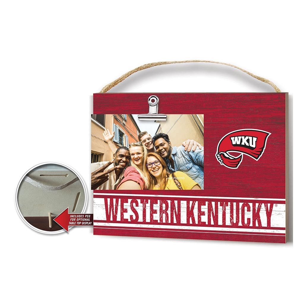 Clip It Colored Logo Photo Frame Western Kentucky Hilltoppers