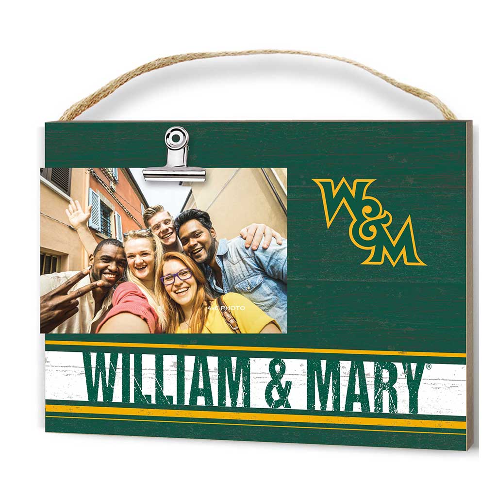 Clip It Colored Logo Photo Frame William and Mary Tribe