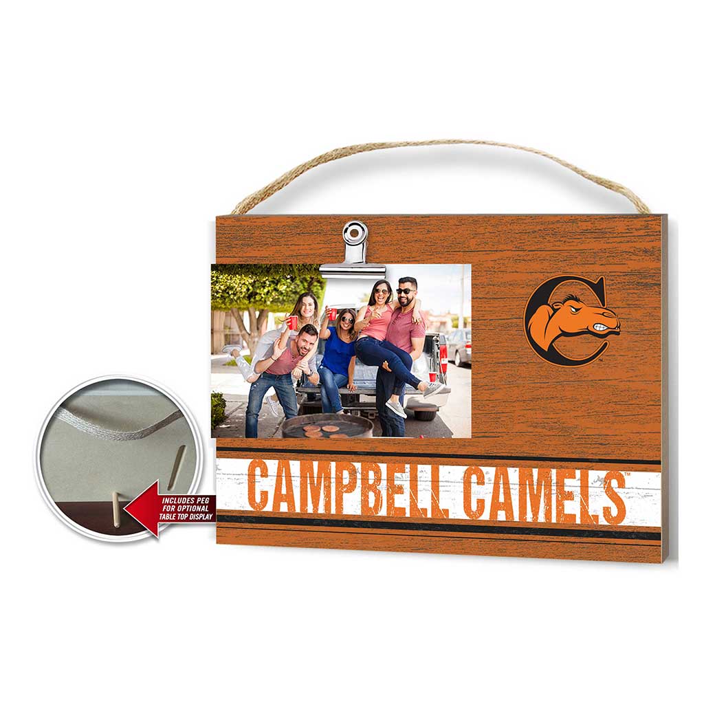 Clip It Colored Logo Photo Frame Campbell University Fighting Camels