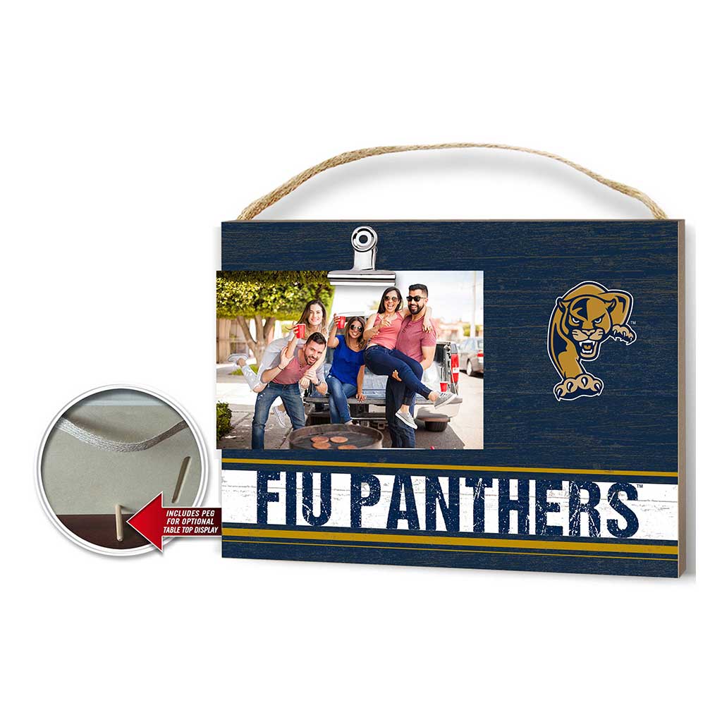 Clip It Colored Logo Photo Frame Florida International University Golden Panthers