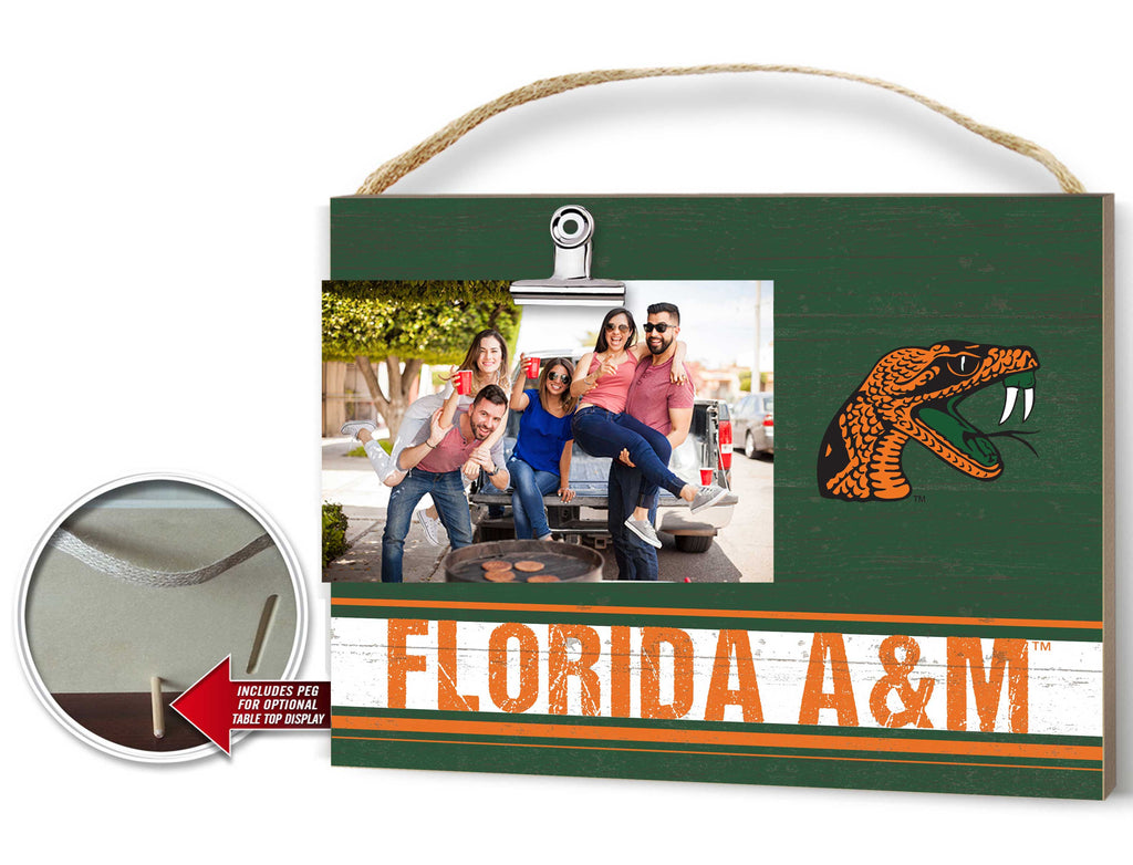 Clip It Colored Logo Photo Frame Florida A&M Rattlers