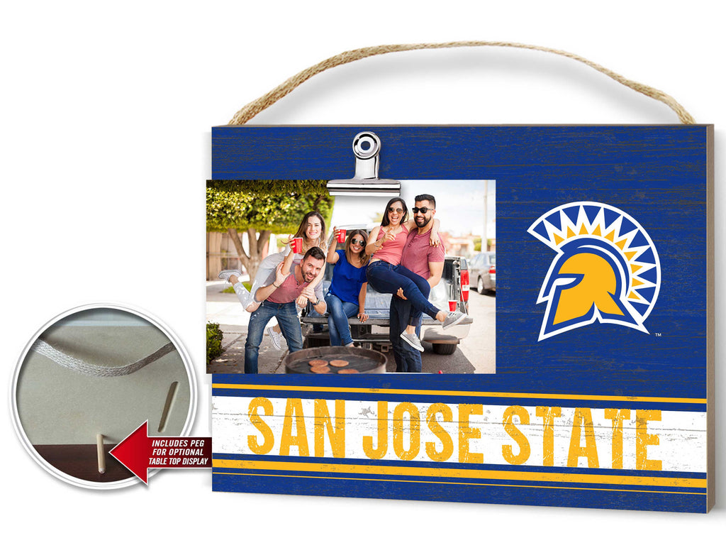 Clip It Colored Logo Photo Frame San Jose State Spartans