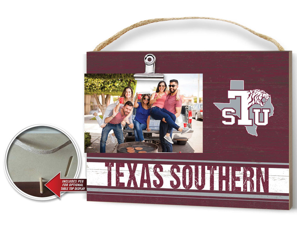 Clip It Colored Logo Photo Frame Texas Southern Tigers
