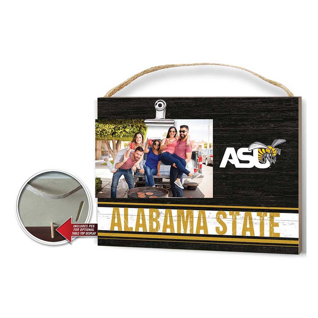 Clip It Colored Logo Photo Frame Alabama State HORNETS