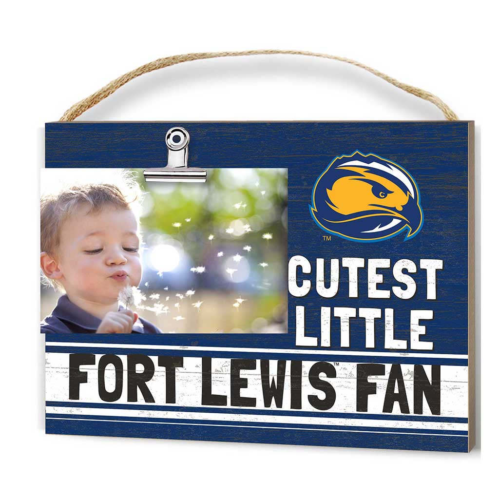 Cutest Little Team Logo Clip Photo Frame Fort Lewis College Skyhawks