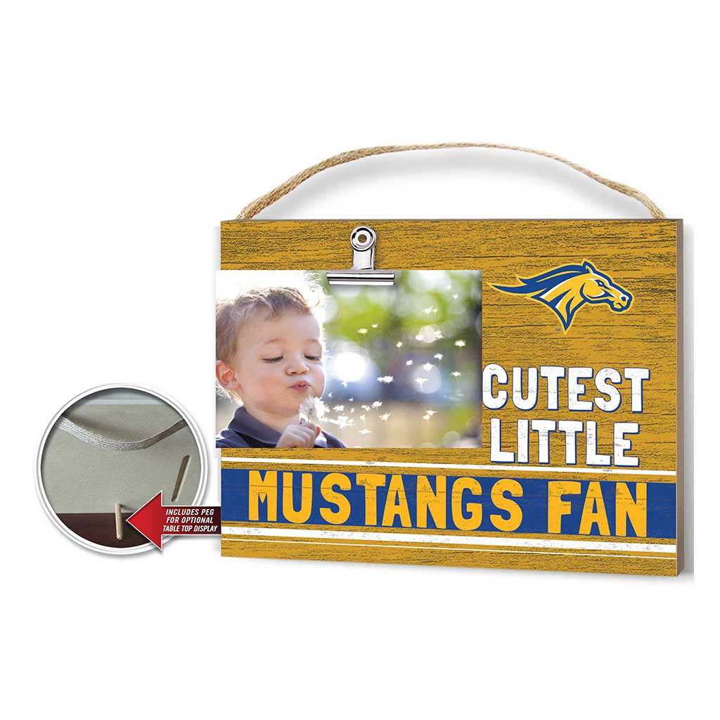 Cutest Little Team Logo Clip Photo Frame Monroe College Mustangs