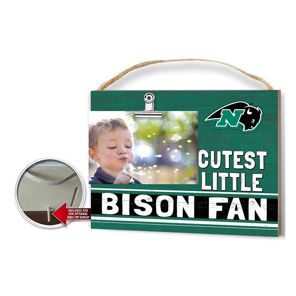 Cutest Little Team Logo Clip Photo Frame Nichols College Bison