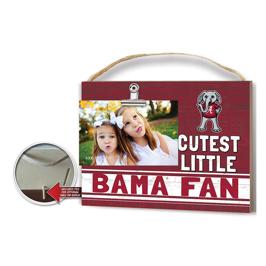 Cutest Little Team Logo Clip Photo Frame Alabama Crimson Tide