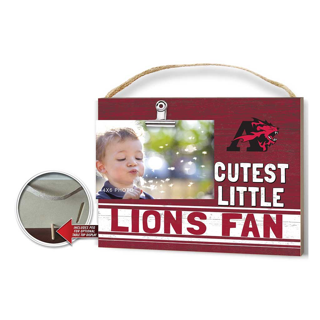 Cutest Little Team Logo Clip Photo Frame Albright College Lions