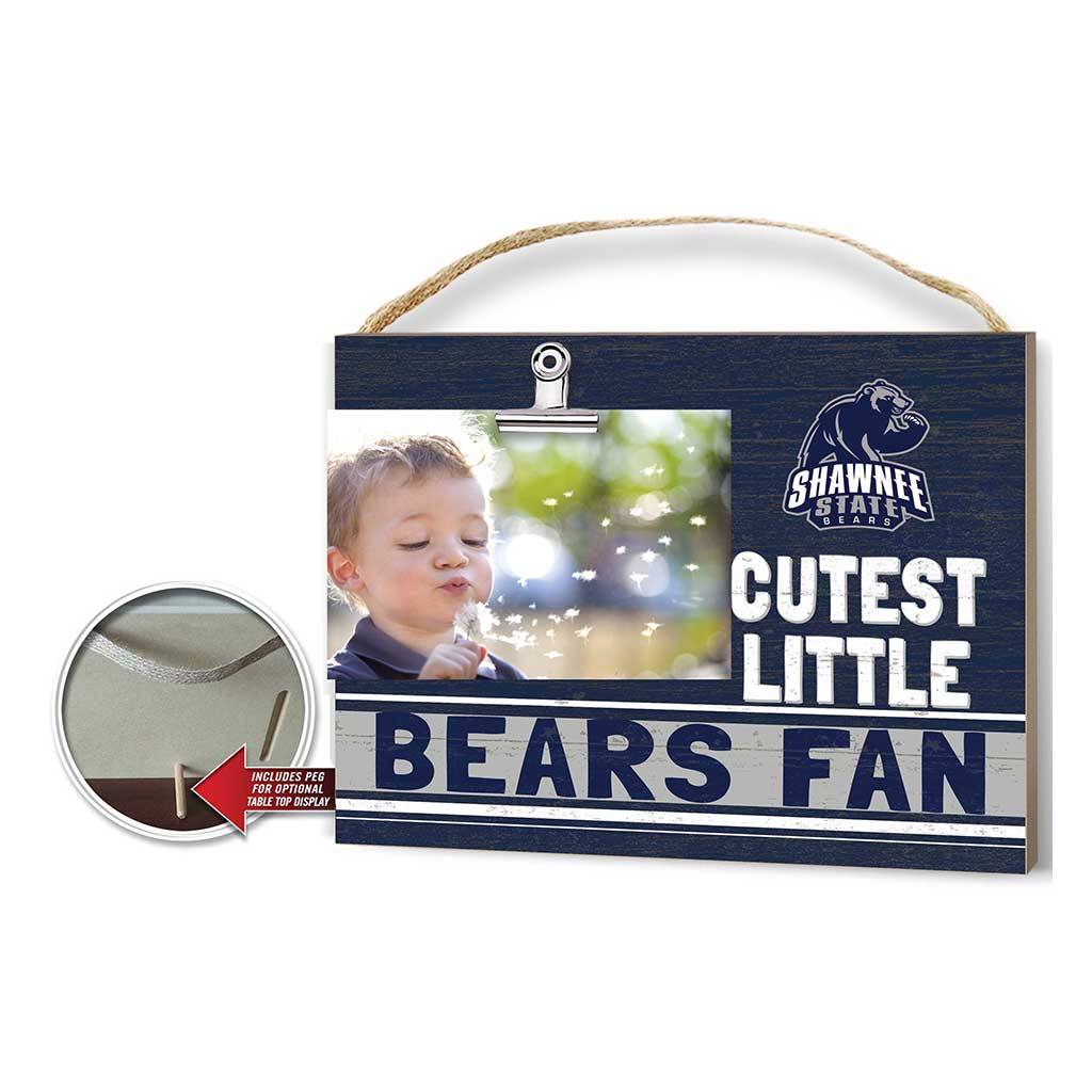 Cutest Little Team Logo Clip Photo Frame Shawnee State University Bears