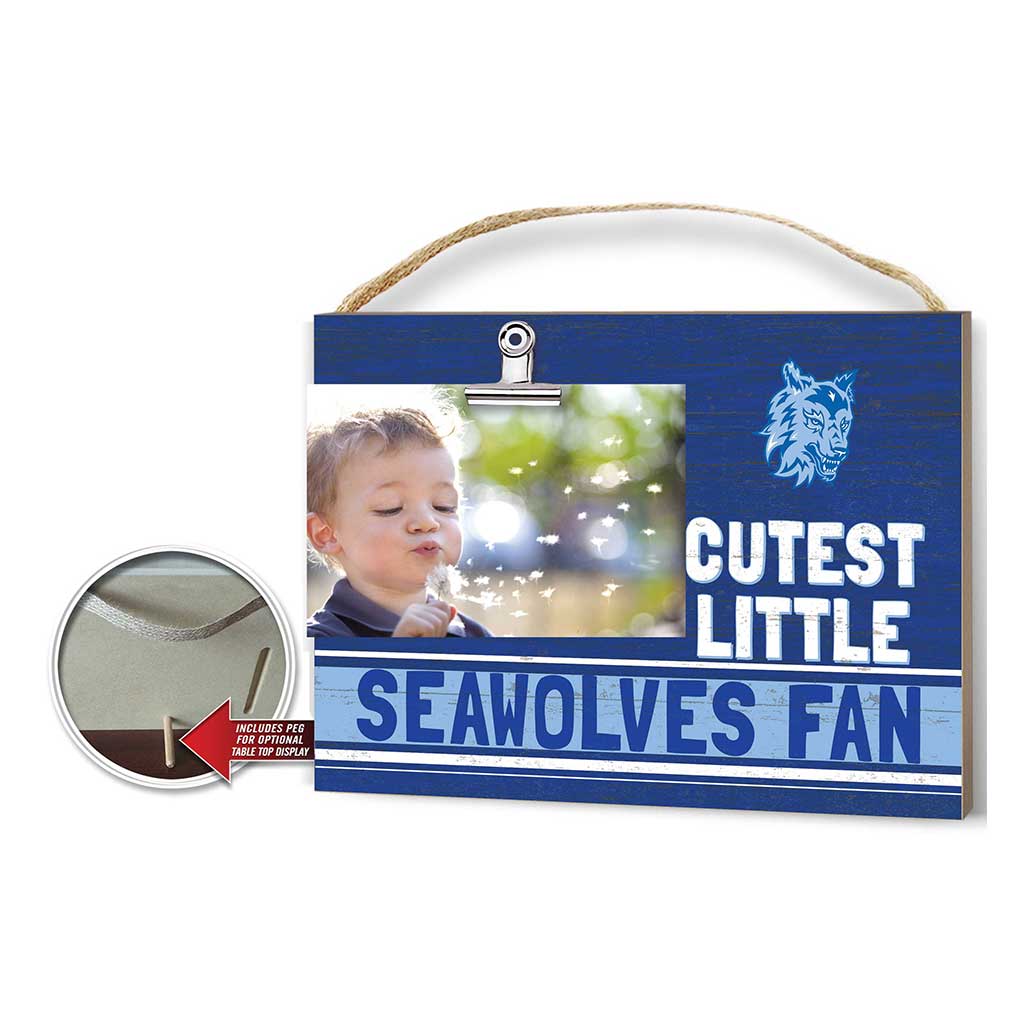 Cutest Little Team Logo Clip Photo Frame Sonoma State University Seawolves