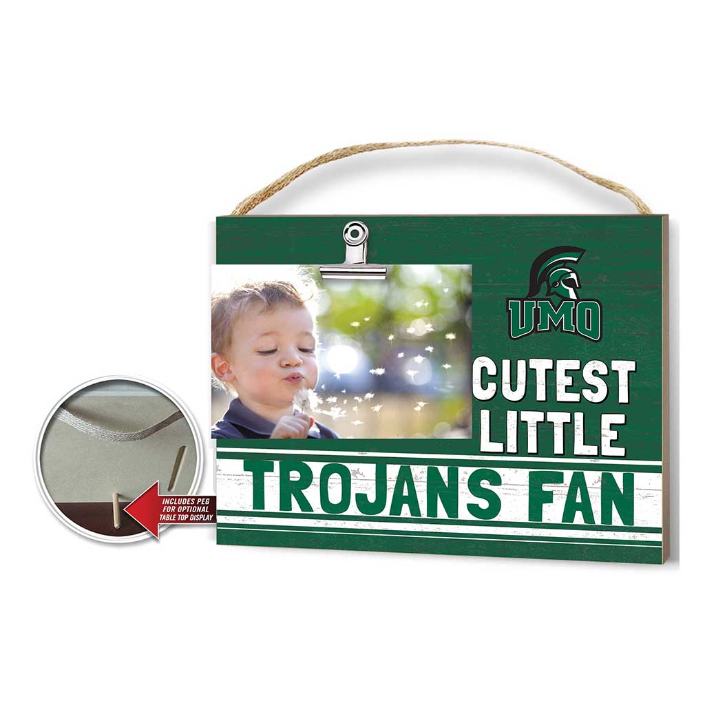 Cutest Little Team Logo Clip Photo Frame University of Mount Olive Trojans