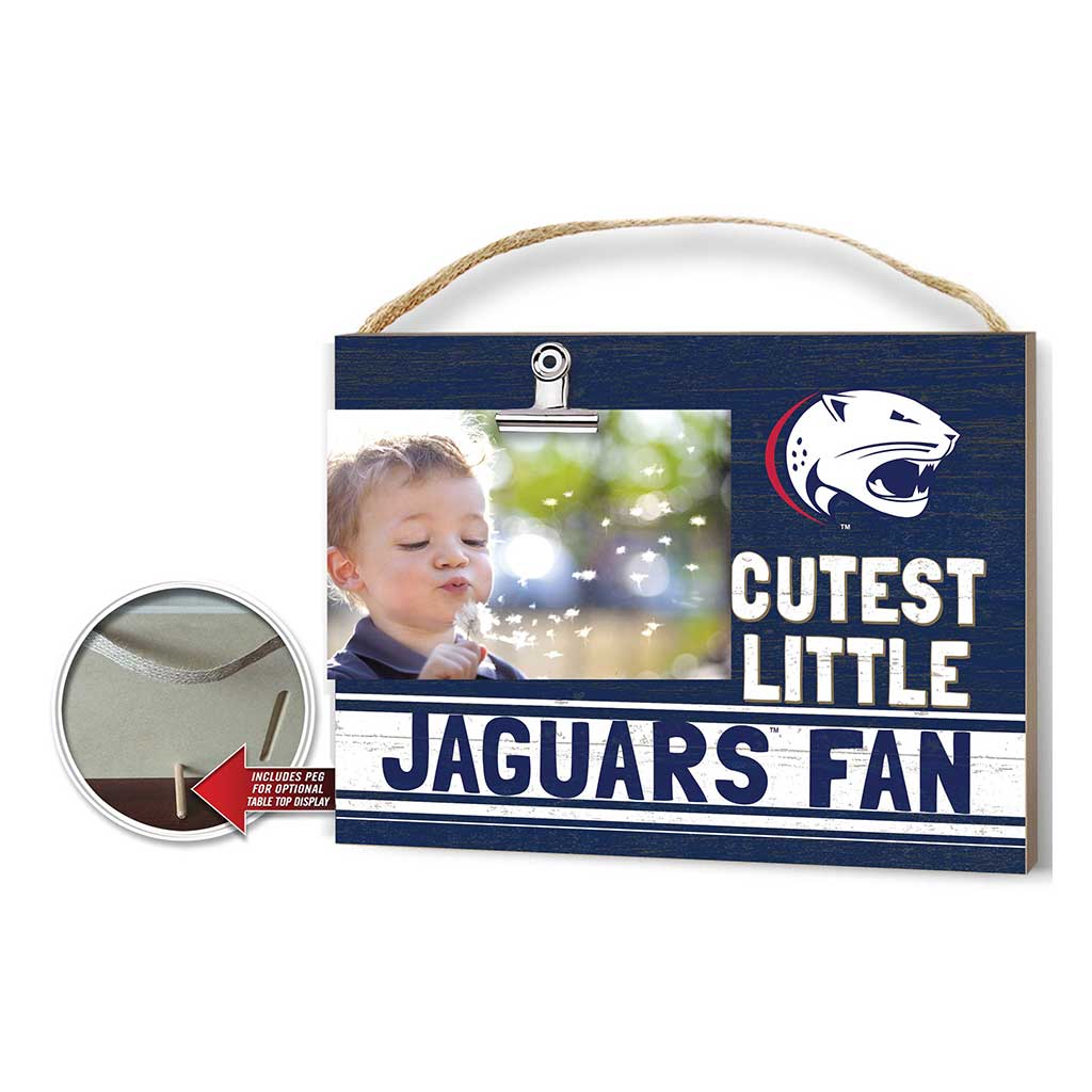 Cutest Little Team Logo Clip Photo Frame University of Southern Alabama Jaguars
