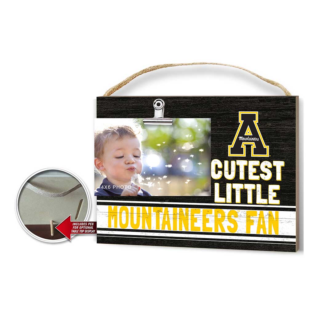 Cutest Little Team Logo Clip Photo Frame Appalachian State Mountaineers