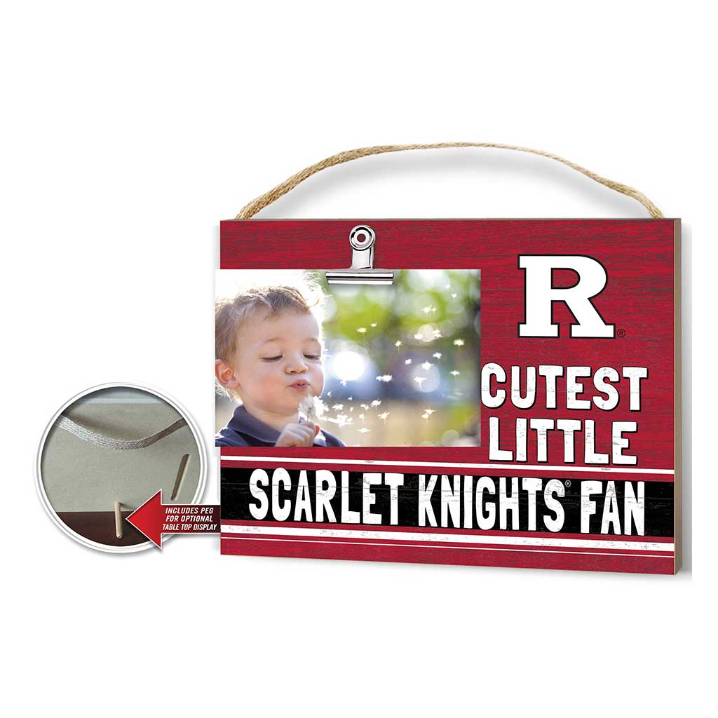 Cutest Little Team Logo Clip Photo Frame Rutgers - Camden