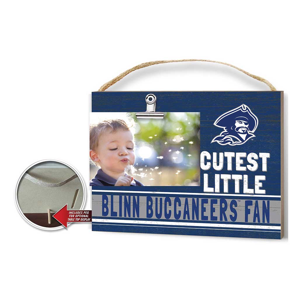 Cutest Little Team Logo Clip Photo Frame Blinn College Buccaneers