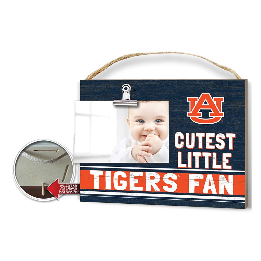 Cutest Little Team Logo Clip Photo Frame Auburn Tigers