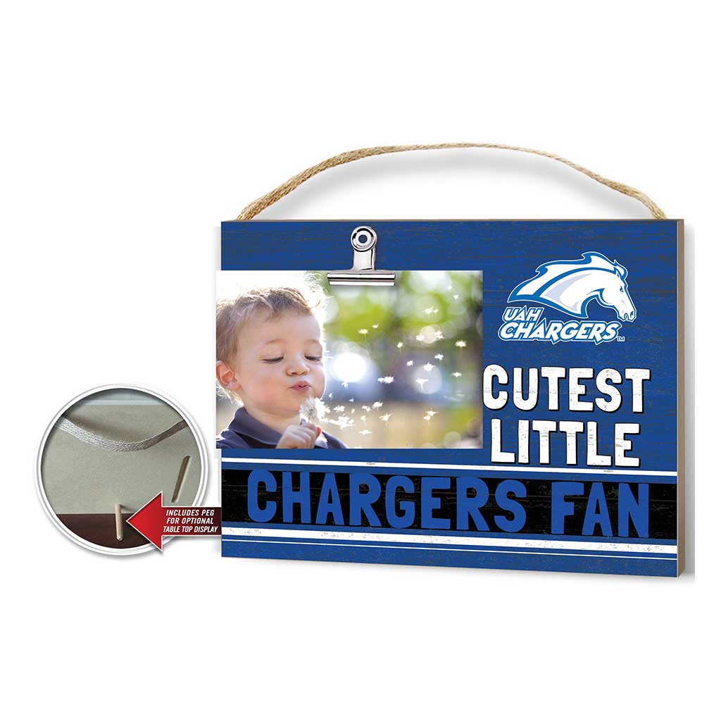Cutest Little Team Logo Clip Photo Frame Alabama Huntsville Chargers