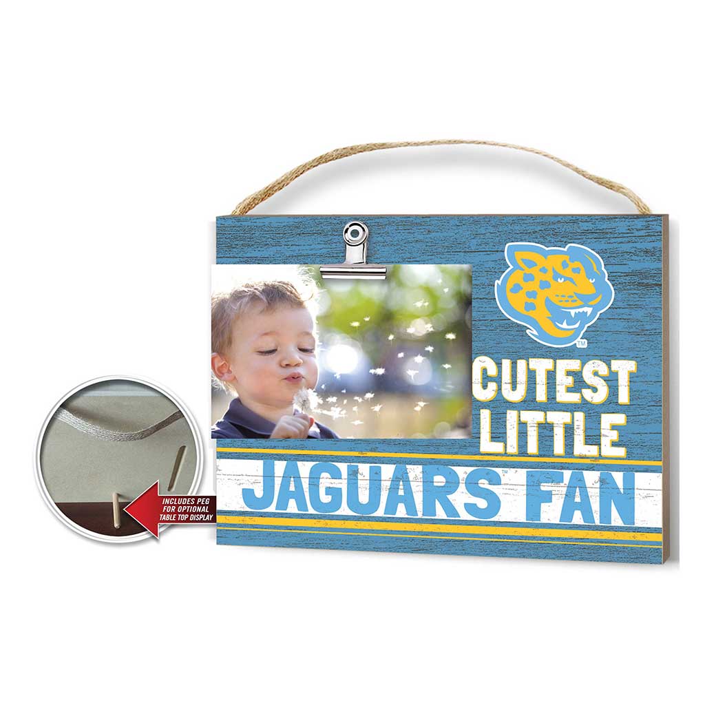 Cutest Little Team Logo Clip Photo Frame Southern University Jaguars