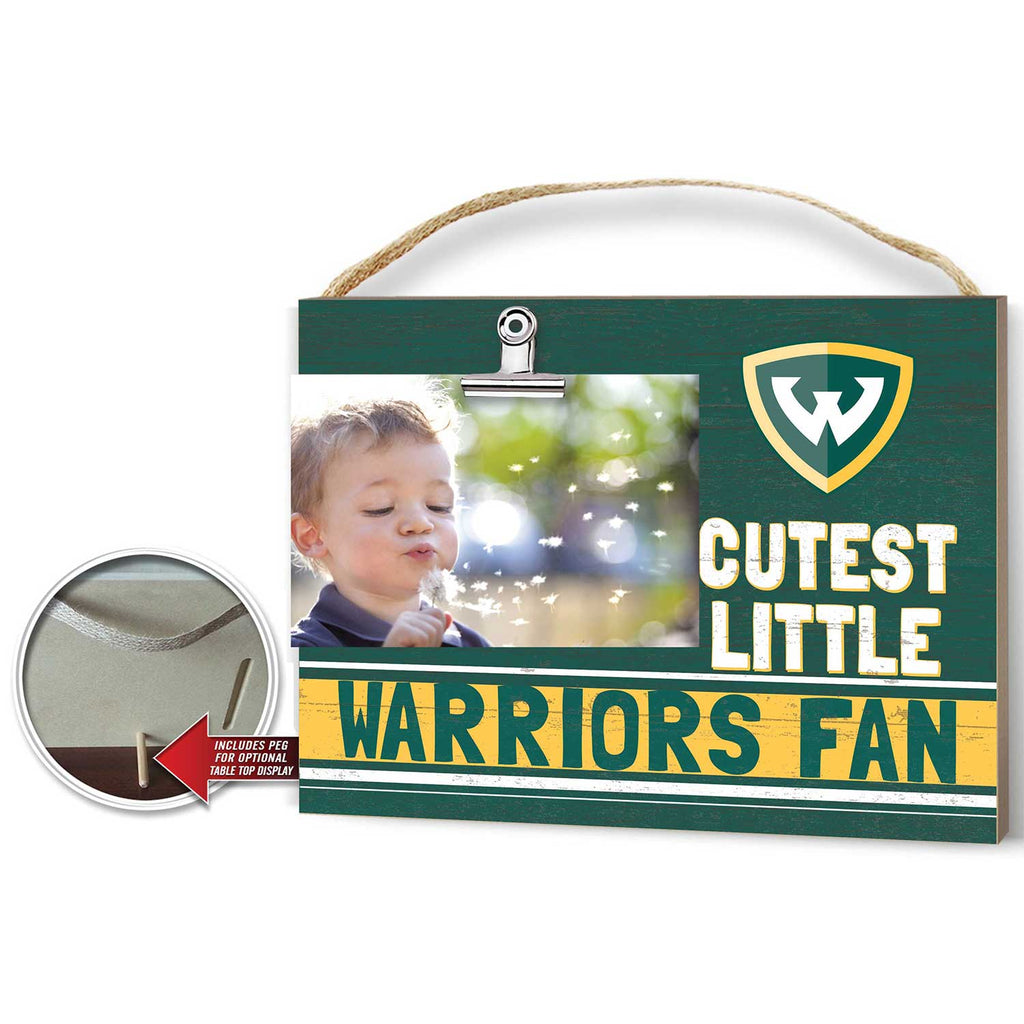 Cutest Little Team Logo Clip Photo Frame Wayne State University Warriors