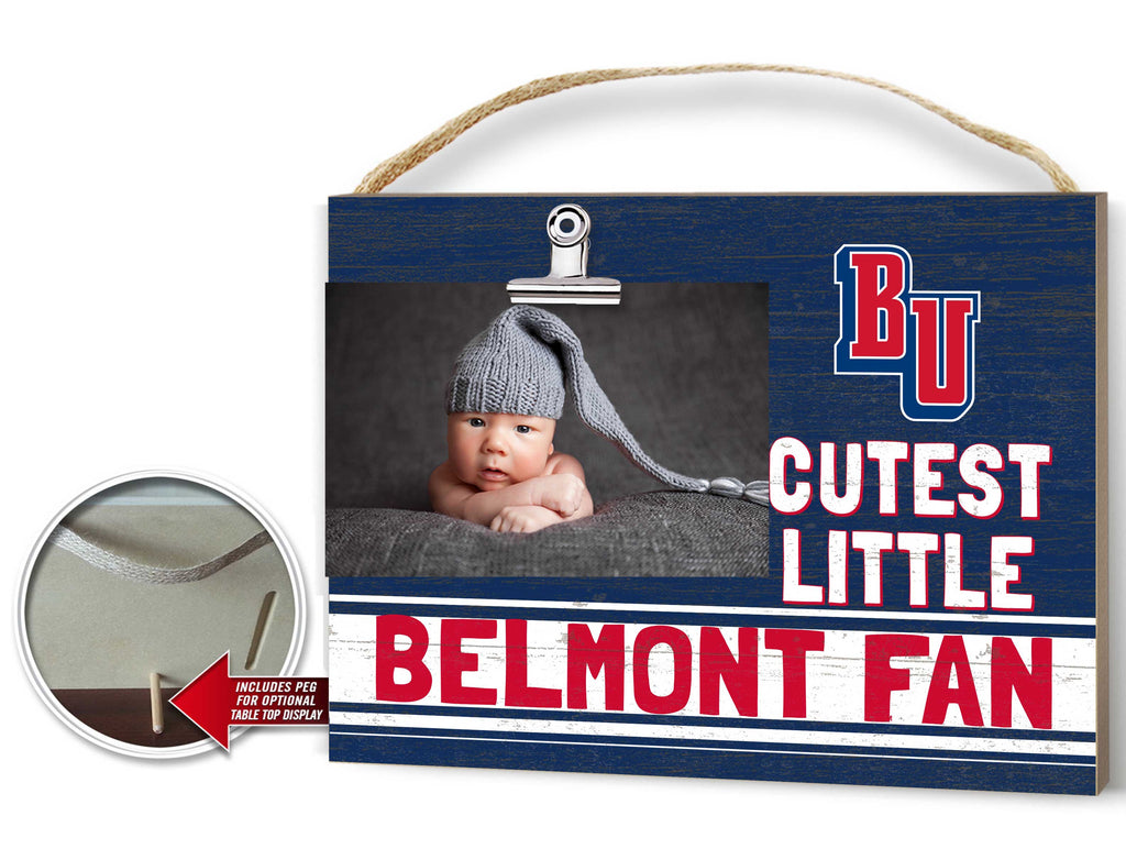 Cutest Little Team Logo Clip Photo Frame Belmont Bruins