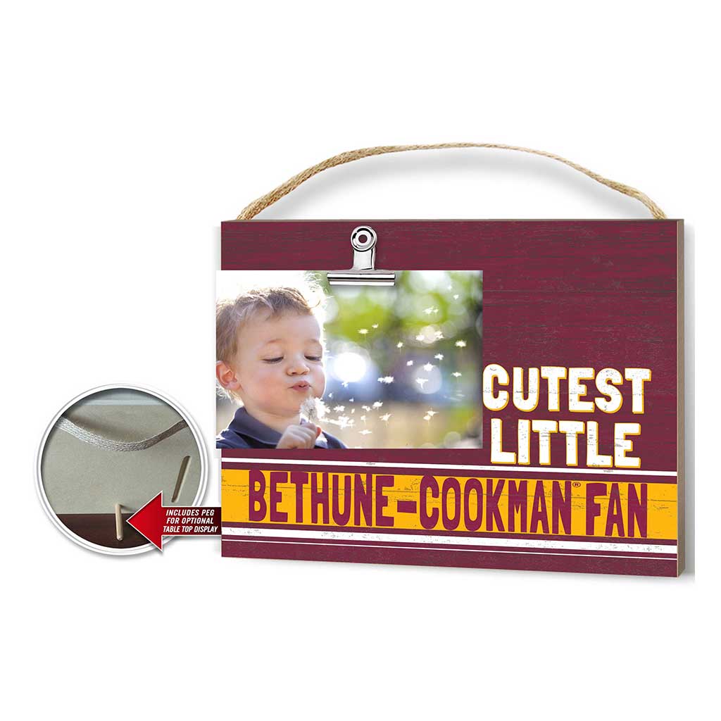 Cutest Little Team Logo Clip Photo Frame Bethune-Cookman Wildcats