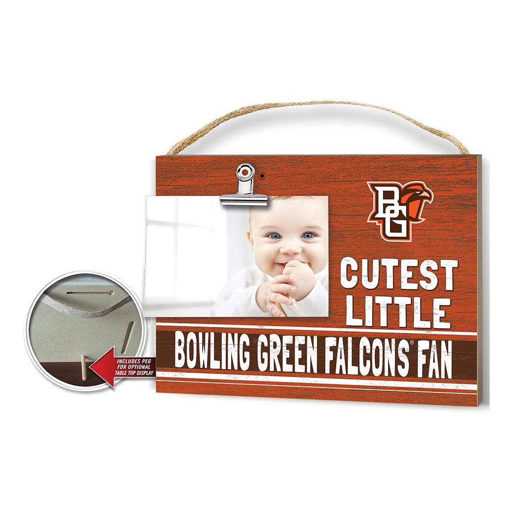 Cutest Little Team Logo Clip Photo Frame Bowling Green Falcons