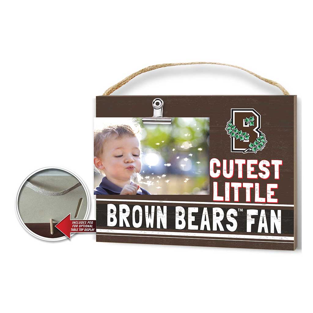 Cutest Little Team Logo Clip Photo Frame Brown Bears