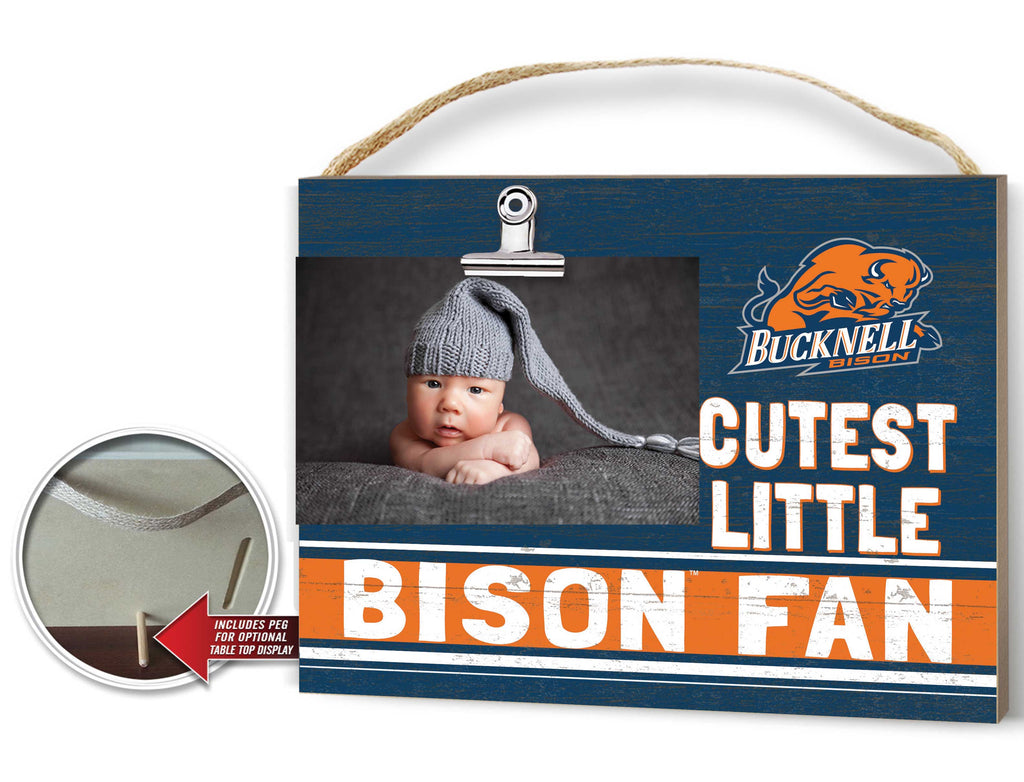 Cutest Little Team Logo Clip Photo Frame Bucknell Bison