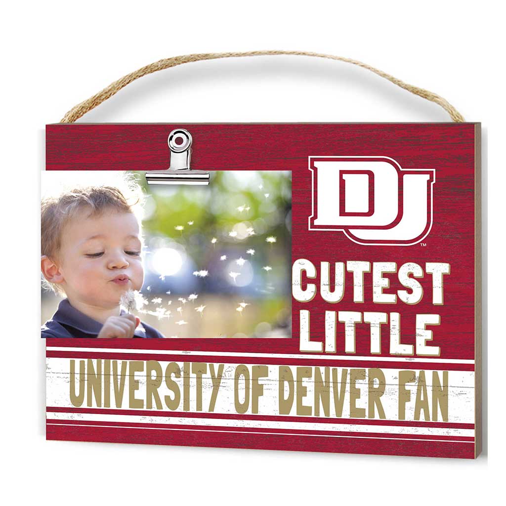 Cutest Little Team Logo Clip Photo Frame Denver Pioneers