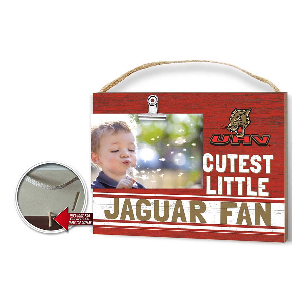 Cutest Little Team Logo Clip Photo Frame University of Houston - Victoria Jaguars