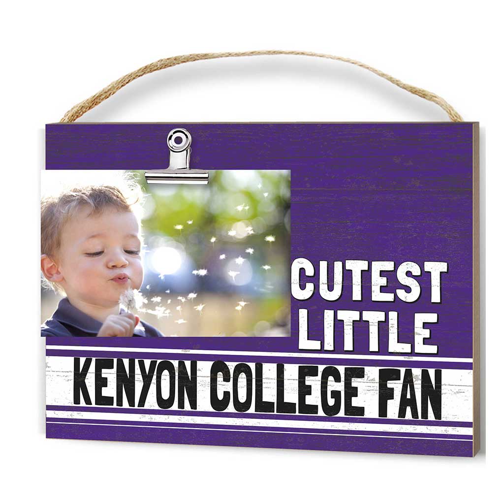 Cutest Little Team Logo Clip Photo Frame Kenyon College