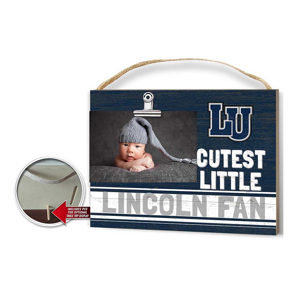 Cutest Little Colored Logo Clip Photo Frame Lincoln University Blue Tigers