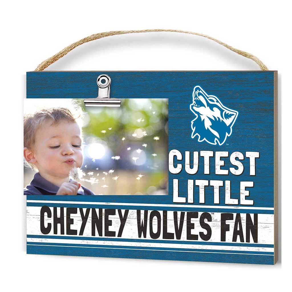 Cutest Little Team Logo Clip Photo Frame Cheyney University Wolves
